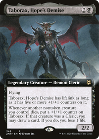 Taborax, Hope's Demise (Extended Art) [Zendikar Rising]
