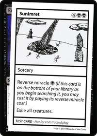 Sunimret (2021 Edition) [Mystery Booster Playtest Cards]