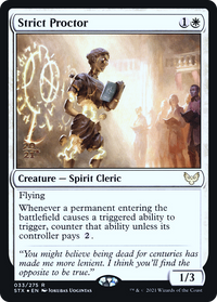 Strict Proctor [Strixhaven: School of Mages Prerelease Promos]