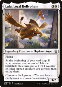 Lulu, Loyal Hollyphant -  Foil (CLB-032) - Commander Legends: Battle for Baldur's Gate
