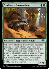 Stubborn Burrowfiend [Outlaws of Thunder Junction]