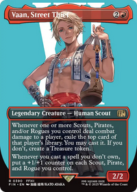 Vaan, Street Thief -  (Borderless) Foil (FIN-390) - FINAL FANTASY