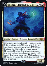 Mishra, Claimed by Gix [The Brothers' War Prerelease Promos]