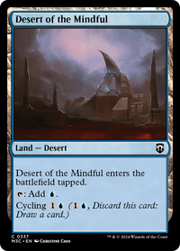 Desert of the Mindful -  Foil (M3C-337) - Modern Horizons 3 Commander