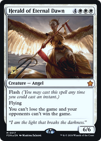 Herald of Eternal Dawn [Foundations Prerelease Promos]
