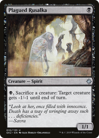 Plagued Rusalka [Ravnica Allegiance Guild Kit]
