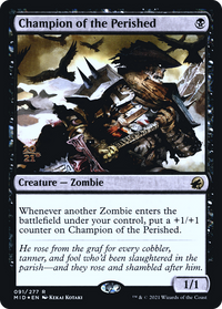 Champion of the Perished [Innistrad: Midnight Hunt Prerelease Promos]