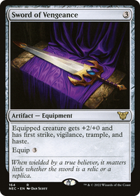 Sword of Vengeance [Kamigawa: Neon Dynasty Commander]