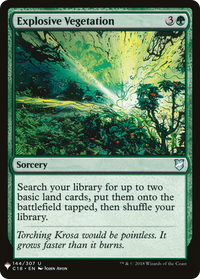 Explosive Vegetation [Mystery Booster]