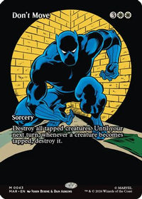 Don't Move (Borderless) -  Foil (MAR-043) - Marvel Universe Eternal-Legal