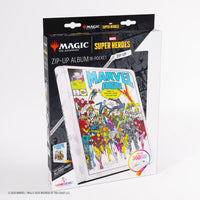 Marvel Super Heroes Zip-Up Album 18-Pocket - Marvel Age