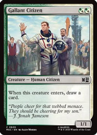Gallant Citizen -  (MSC-820) - Commander: Marvel Super Heroes