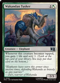 Wakandan Tusker -  (MSC-748) - Commander: Marvel Super Heroes