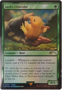 Sazh's Chocobo -  Foil (UMP-001) - Unique and Miscellaneous Promos