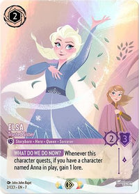 Elsa - Trusted Sister (2) Holofoil - Disney Lorcana Promo Cards