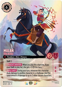 Mulan - Elite Archer (4) Holofoil - Disney Lorcana Promo Cards
