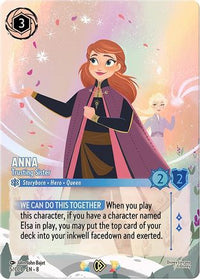 Anna - Trusting Sister (5) Holofoil - Disney Lorcana Promo Cards