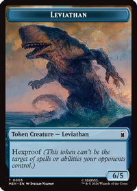 Leviathan // Food Double-Sided Token -  (MSH-5 // 19) - Marvel Super Heroes