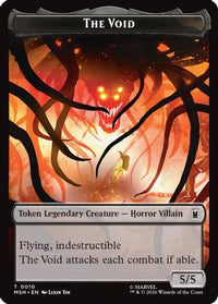 The Void // Squirrel Double-Sided Token -  (MSH-10 // 14) - Marvel Super Heroes