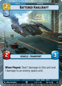Battered Haulcraft (Hyperspace) (335) - Ashes of the Empire