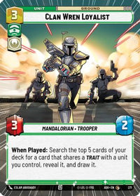 Clan Wren Loyalist (Hyperspace) (371) - Ashes of the Empire