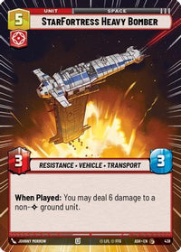 StarFortress Heavy Bomber (Hyperspace) (438) - Ashes of the Empire