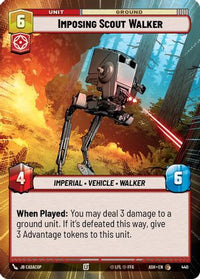 Imposing Scout Walker (Hyperspace) (440) - Ashes of the Empire