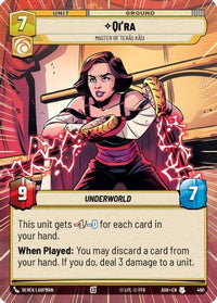 Qi'ra - Master of Teras Kasi (Hyperspace) (490) - Ashes of the Empire