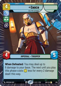 Enoch - Solemn Servant (Hyperspace Foil) (529) - Ashes of the Empire Foil