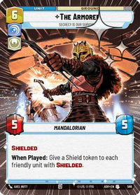 The Armorer - Secrecy is Our Survival (Hyperspace Foil) (566) - Ashes of the Empire Foil