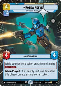 Koska Reeves - Warrior of Mandalore (Hyperspace Foil) (581) - Ashes of the Empire Foil
