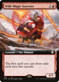 Wild-Magic Sorcerer (Extended Art) [Dungeons & Dragons: Adventures in the Forgotten Realms Commander]