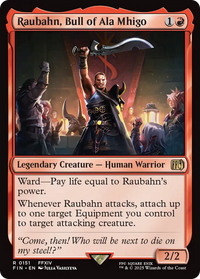 Raubahn, Bull of Ala Mhigo -  Foil (FIN-151) - FINAL FANTASY