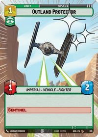 Outland Protector (Hyperspace Foil) (619) - Ashes of the Empire Foil