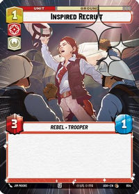 Inspired Recruit (Hyperspace Foil) (654) - Ashes of the Empire Foil