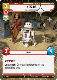 R5-D4 - Built for Adventure (Hyperspace Foil) (658) - Ashes of the Empire Foil