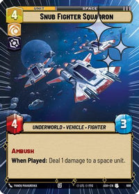 Snub Fighter Squadron (Hyperspace Foil) (696) - Ashes of the Empire Foil