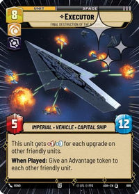 Executor - Final Destruction of the Alliance (Hyperspace Foil) (699) - Ashes of the Empire Foil