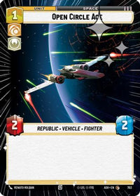Open Circle Ace (Hyperspace Foil) (703) - Ashes of the Empire Foil