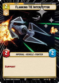 Flanking TIE Interceptor (Hyperspace Foil) (717) - Ashes of the Empire Foil