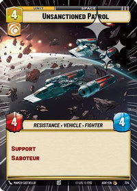 Unsanctioned Patrol (Hyperspace Foil) (724) - Ashes of the Empire Foil