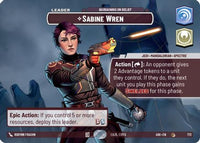 Sabine Wren - Bargaining on Belief (Showcase) (772) - Ashes of the Empire Foil