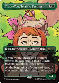 Tippy-Toe, Terrific Partner -  Foil (SLD-2625) - Secret Lair Drop Series