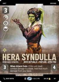 Hera Syndulla - Renegade General (Prestige) (787) - Ashes of the Empire