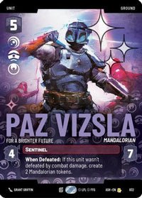Paz Vizsla - For a Brighter Future (Prestige Foil) (832) - Ashes of the Empire Foil