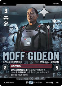 Moff Gideon - Remnant Commander (Prestige Foil) (846) - Ashes of the Empire Foil