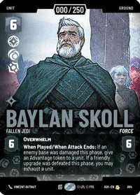 Baylan Skoll - Fallen Jedi (Serialized) (884) - Ashes of the Empire Foil