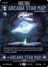 Arcana Star Map - Path to Peridea (Serialized) (892) - Ashes of the Empire Foil