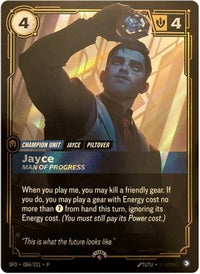 Jayce - Man of Progress (084/221) - Riftbound Organized Play Promotional Cards Foil