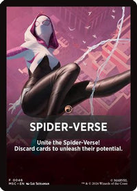 Spider-Verse Theme Card -  (MSC-046) - Commander: Marvel Super Heroes